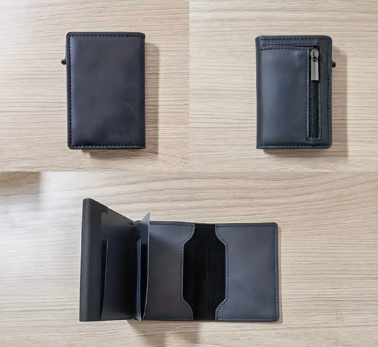 KorttiPro -  Älykäs ja ohut RFID-korttilompakko, Musta